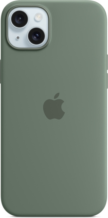 Apple iPhone 15 Plus silikonfodral med MagSafe, cypressgrönt in de groep SMARTPHONE & TABLETS / Mobielbescherming / Apple / iPhone 15 bij TP E-commerce Nordic AB (C48003)