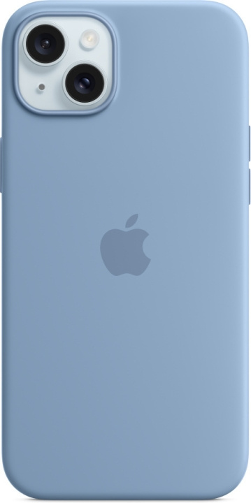 Apple iPhone 15 Plus silikonfodral med MagSafe, vinterblå in de groep SMARTPHONE & TABLETS / Mobielbescherming / Apple / iPhone 15 bij TP E-commerce Nordic AB (C48004)