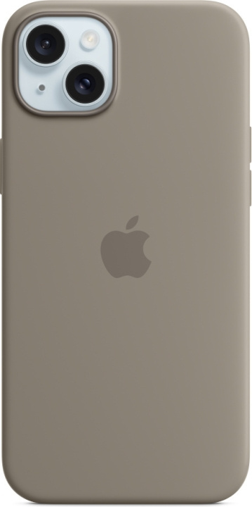 Apple iPhone 15 Plus silikonfodral med MagSafe, lerbrunt in de groep SMARTPHONE & TABLETS / Mobielbescherming / Apple / iPhone 15 bij TP E-commerce Nordic AB (C48005)