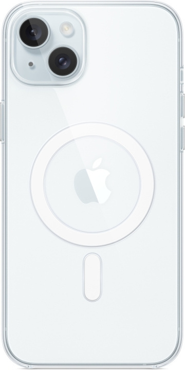 Apple iPhone 15 Plus genomskinligt fodral med MagSafe, transparent in de groep SMARTPHONE & TABLETS / Mobielbescherming / Apple / iPhone 15 bij TP E-commerce Nordic AB (C48027)