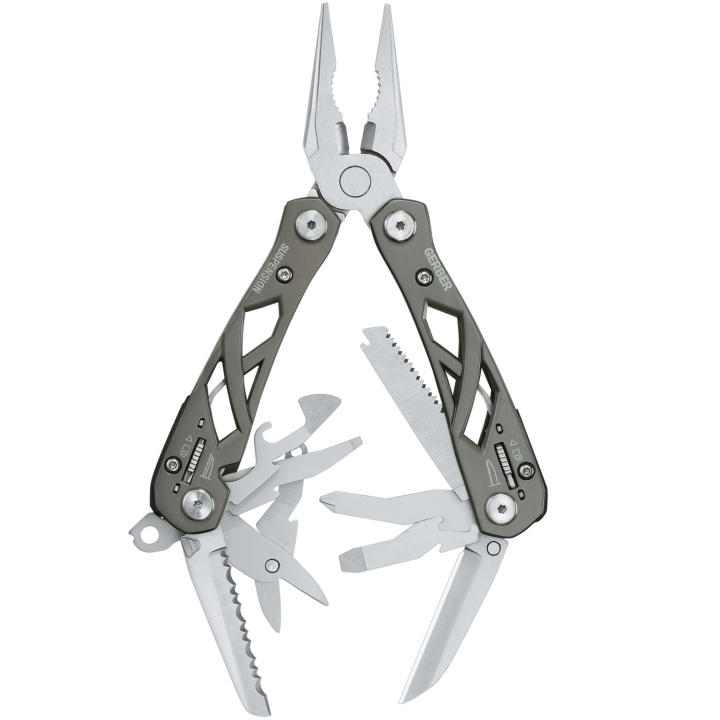 Gerber Multiverktyg Suspension med hölster in de groep SPORT, VRIJE TIJD & HOBBY / Buitenrecreatie / Multitools bij TP E-commerce Nordic AB (C48217)