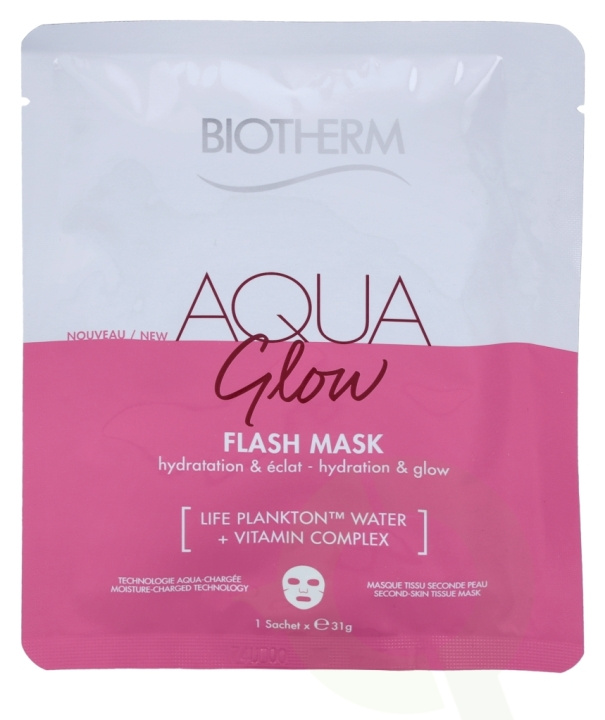 Biotherm Aqua Glow Flash Mask 31 gr Sensitive Skin in de groep BEAUTY & HEALTH / Huidsverzorging / Gezicht / Maskers bij TP E-commerce Nordic AB (C48429)