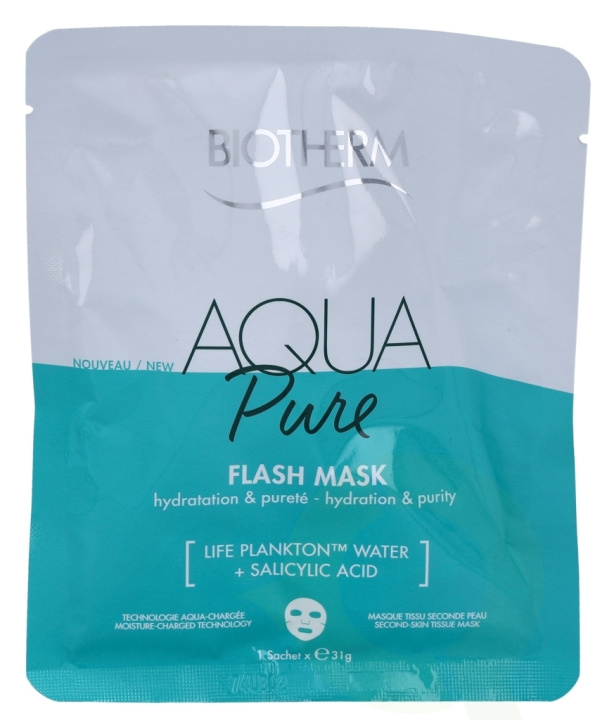 Biotherm Aqua Pure Flash Mask 31 gr Hydration & Purity in de groep BEAUTY & HEALTH / Huidsverzorging / Gezicht / Maskers bij TP E-commerce Nordic AB (C48430)