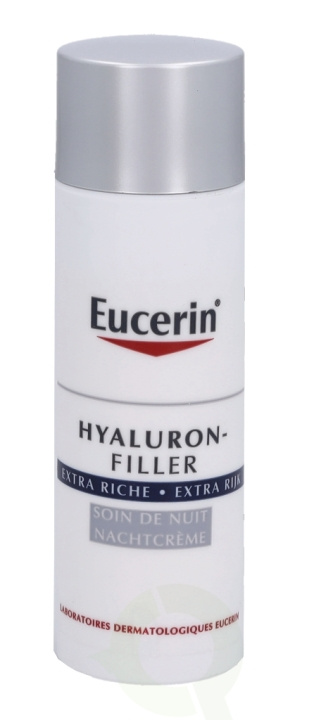 Eucerin Hyaluron-Filler Night Cream Extra Rich 50 ml in de groep BEAUTY & HEALTH / Huidsverzorging / Gezicht / Nachtcrème bij TP E-commerce Nordic AB (C48470)