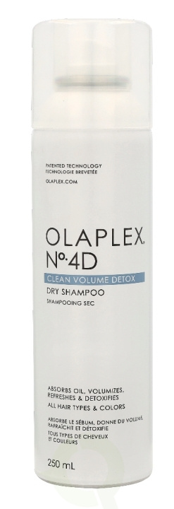 Olaplex No. 4D Clean Volume Detox Dry Shampoo 250 ml All Hair Types & Colors in de groep BEAUTY & HEALTH / Haar & Styling / Haarverzorging / Shampoo bij TP E-commerce Nordic AB (C48612)