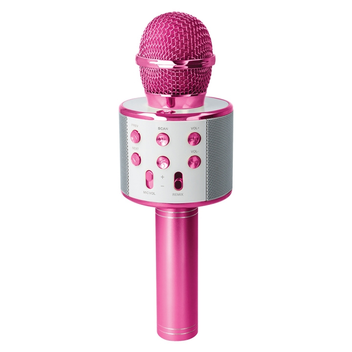Forever Bluetooth microphone with speaker BMS-300 Lite pink in de groep HOME ELECTRONICS / Audio & Beeld / Handmicrofoons bij TP E-commerce Nordic AB (C48655)