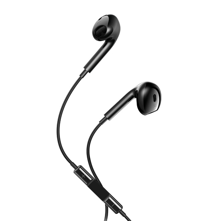 Maxlife MXEP-04 Bedrade in-ear hoofdtelefoon USB-C, zwart in de groep HOME ELECTRONICS / Audio & Beeld / Koptelefoon & Accessoires / Koptelefoon bij TP E-commerce Nordic AB (C48661)