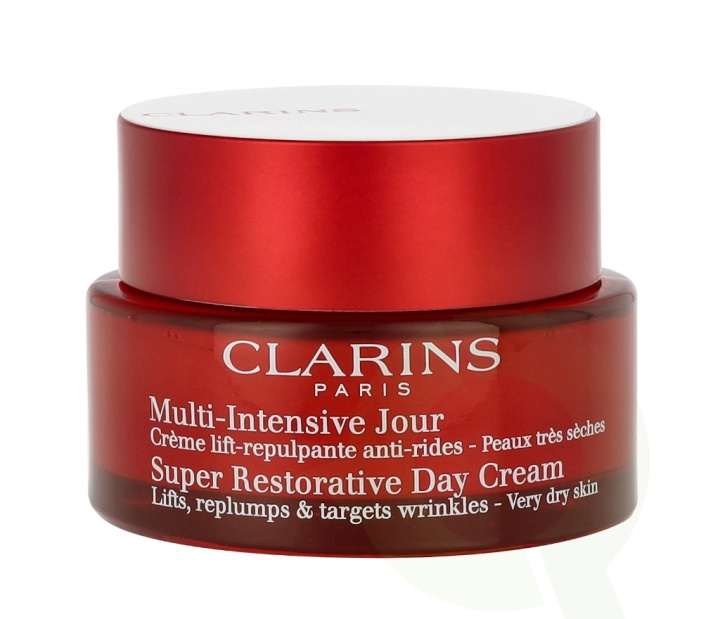 Clarins Super Restorative Day Cream 50 ml Dry Skin in de groep BEAUTY & HEALTH / Huidsverzorging / Gezicht / Gezichtscrèmes bij TP E-commerce Nordic AB (C48803)