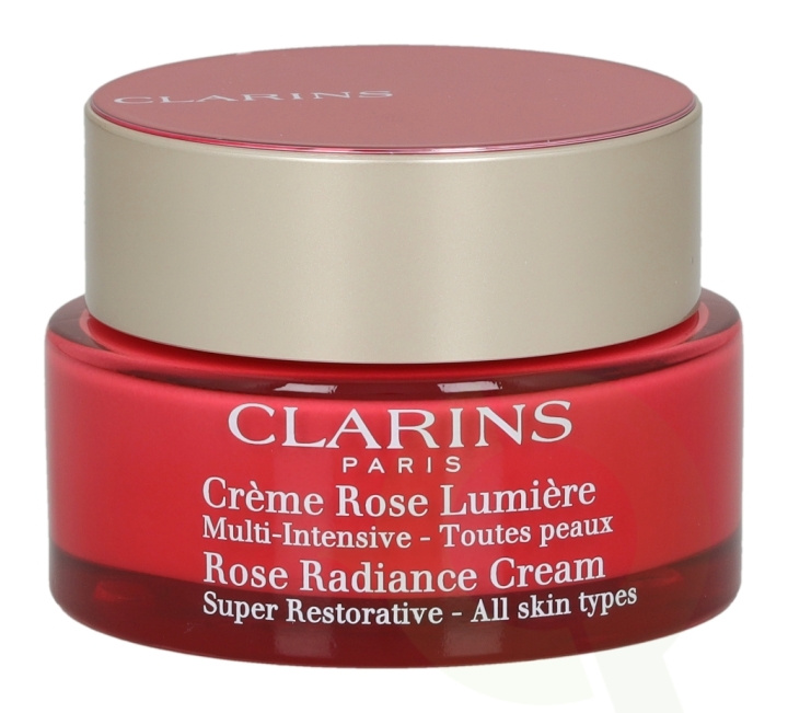 Clarins Super Restorative Rose Radiance Cream 50 ml All Skin Types in de groep BEAUTY & HEALTH / Huidsverzorging / Gezicht / Gezichtscrèmes bij TP E-commerce Nordic AB (C48834)