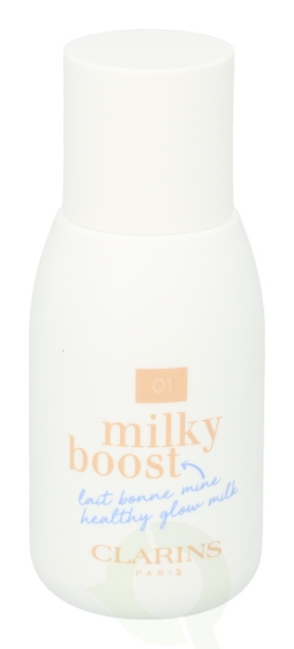 Clarins Milky Boost Skin-Perfecting Milk 50 ml #01 Milky Cream in de groep BEAUTY & HEALTH / Makeup / Make-up gezicht / Foundation bij TP E-commerce Nordic AB (C48871)
