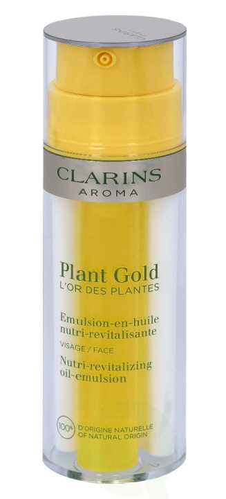 Clarins Plant Gold Nutri-Revitalizing Oil-Emulsion 35 ml All Skin Types in de groep BEAUTY & HEALTH / Huidsverzorging / Gezicht / Gezichtscrèmes bij TP E-commerce Nordic AB (C48877)