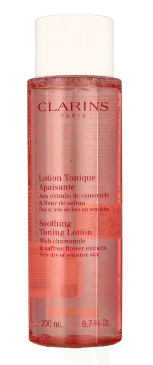 Clarins Soothing Toning Lotion 200 ml Very Dry or Sensitive Skin in de groep BEAUTY & HEALTH / Huidsverzorging / Gezicht / Schoonmaak bij TP E-commerce Nordic AB (C48914)