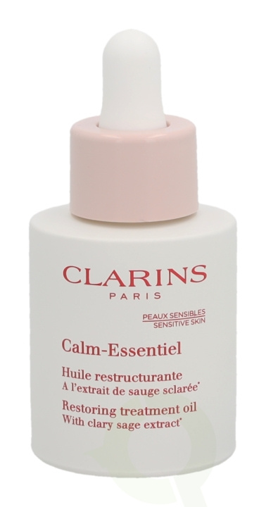 Clarins Calm-Essentiel Restoring Treatment Oil 30 ml Sensitive Skin Care in de groep BEAUTY & HEALTH / Huidsverzorging / Gezicht / Gezichtsolie bij TP E-commerce Nordic AB (C48942)