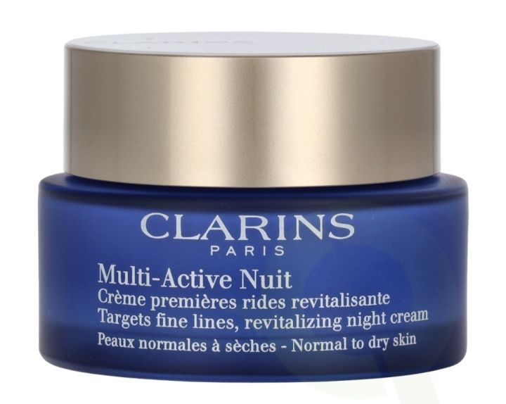 Clarins Multi-Active Nuit Night Cream 50 ml Normal To Dry Skin in de groep BEAUTY & HEALTH / Huidsverzorging / Gezicht / Nachtcrème bij TP E-commerce Nordic AB (C48977)
