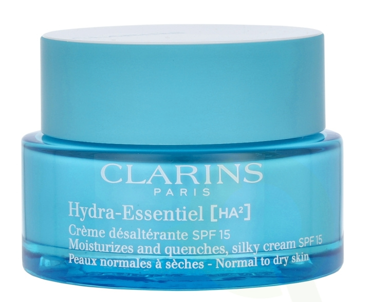 Clarins Hydra-Essentiel Silky Cream SPF15 50 ml Normal To Dry Skin in de groep BEAUTY & HEALTH / Huidsverzorging / Gezicht / Dagcrème bij TP E-commerce Nordic AB (C48989)