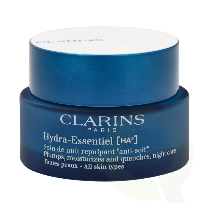 Clarins Hydra-Essentiel Night Cream 50 ml All Skin Types in de groep BEAUTY & HEALTH / Huidsverzorging / Gezicht / Gezichtscrèmes bij TP E-commerce Nordic AB (C48991)