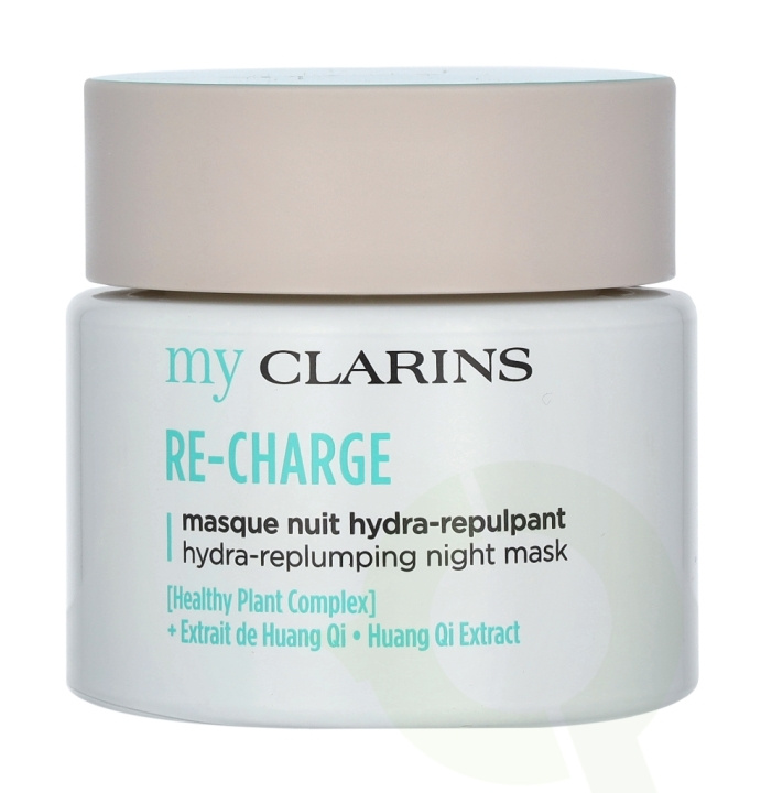 Clarins Re-Charge Hydra-Replumping Night Mask 50 ml All Skin Types in de groep BEAUTY & HEALTH / Huidsverzorging / Gezicht / Gezichtscrèmes bij TP E-commerce Nordic AB (C49003)