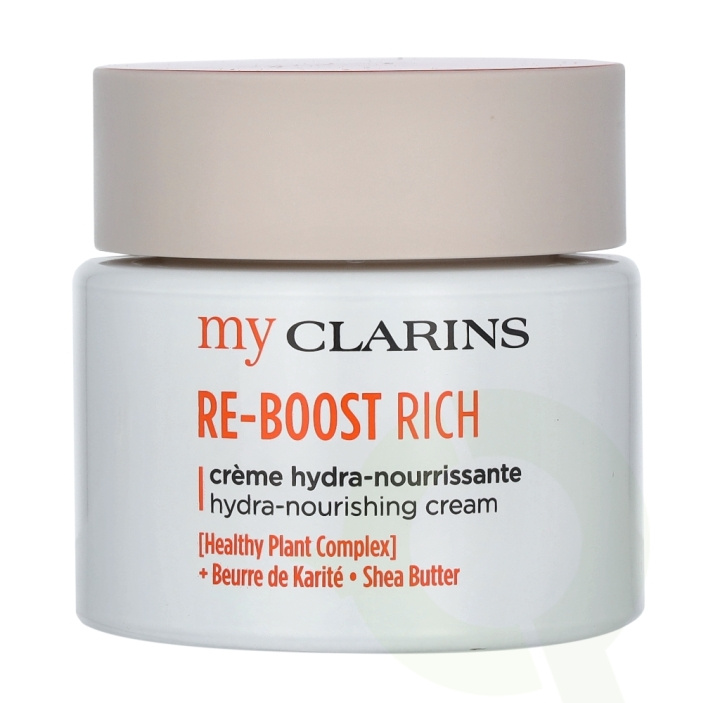 Clarins Re-Boost Rich Hydra-Nourishing Cream 50 ml Dry And Sensitive Skin in de groep BEAUTY & HEALTH / Huidsverzorging / Gezicht / Gezichtscrèmes bij TP E-commerce Nordic AB (C49004)