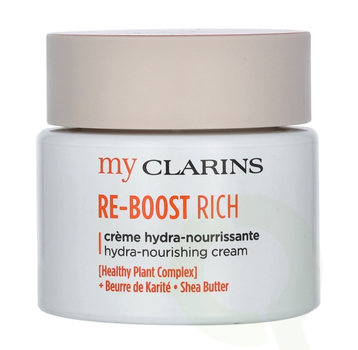 Clarins Re-Boost Rich Hydra-Nourishing Cream 50 ml Dry And Sensitive Skin in de groep BEAUTY & HEALTH / Huidsverzorging / Gezicht / Dagcrème bij TP E-commerce Nordic AB (C49004)