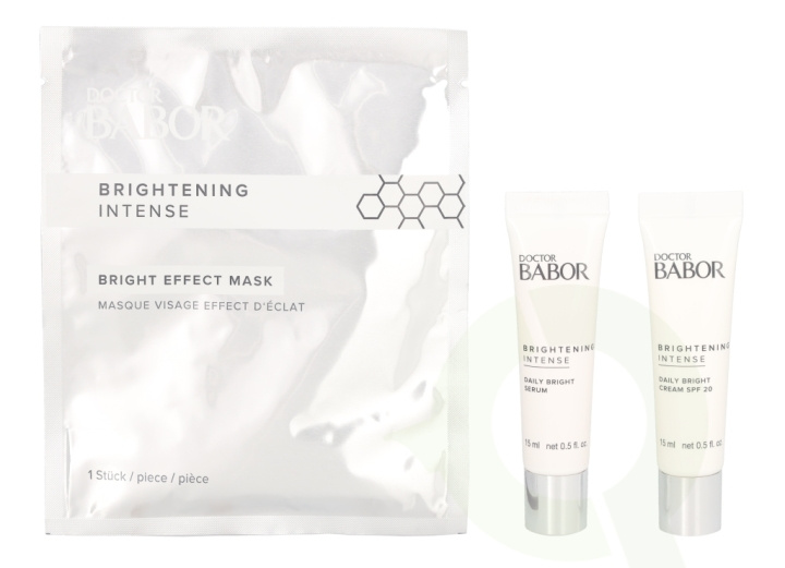 Babor Brightening Intense Try Me Set 30 ml Cream SPF20 15ml/Serum 15ml/Effect Mask in de groep BEAUTY & HEALTH / Cadeausets / Cadeausets voor haar bij TP E-commerce Nordic AB (C49149)