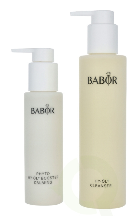 Babor Hy-Oil Cleansing Phyto Booster Calming Set 300 ml Cleansing Oil 200ml/Booster Calming 100ml - For Sensitive Skin in de groep BEAUTY & HEALTH / Cadeausets / Cadeausets voor haar bij TP E-commerce Nordic AB (C49198)