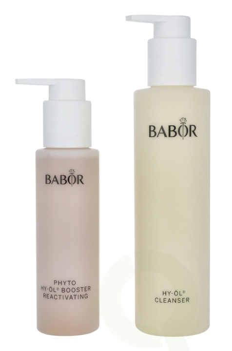 Babor Hy-Oil Cleansing Phyto Booster Reactivating Set 300 ml Cleansing Oil 200ml/Booster Reactivating 100ml - For Mature Skin in de groep BEAUTY & HEALTH / Cadeausets / Cadeausets voor haar bij TP E-commerce Nordic AB (C49200)