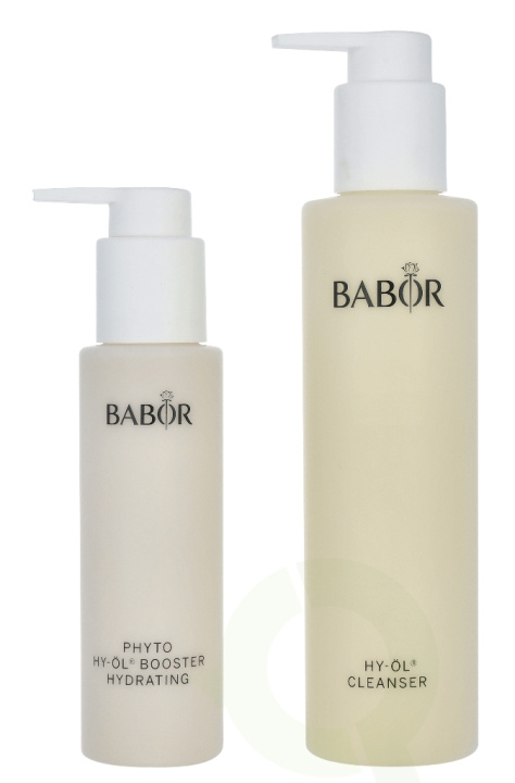Babor Hy-Oil Cleanser & Phyto Hy-Oil Booster Hydrating Set 300 ml Cleansing Oil 200ml/Booster Hydrating 100ml - For Dry Skin in de groep BEAUTY & HEALTH / Cadeausets / Cadeausets voor haar bij TP E-commerce Nordic AB (C49201)