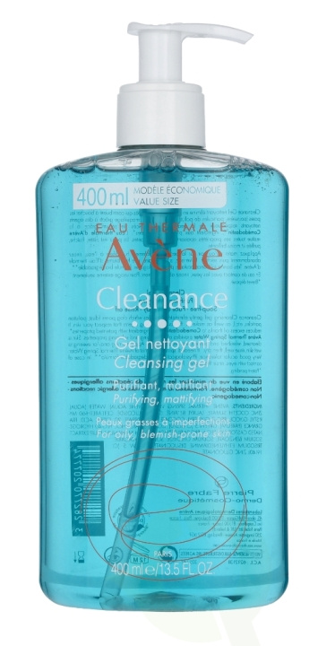 Avene Cleanance Cleansing Gel 400 ml For Oily, Blemish-Prone Skin in de groep BEAUTY & HEALTH / Huidsverzorging / Gezicht / Schoonmaak bij TP E-commerce Nordic AB (C49237)