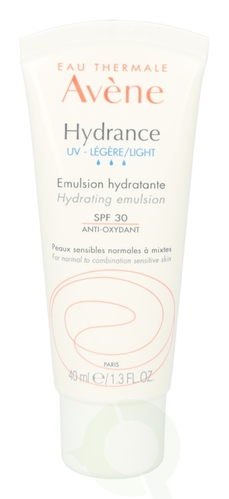 Avene Hydrance UV Hydrating Emulsion SPF30 40 ml Light in de groep BEAUTY & HEALTH / Huidsverzorging / Gezicht / Dagcrème bij TP E-commerce Nordic AB (C49281)