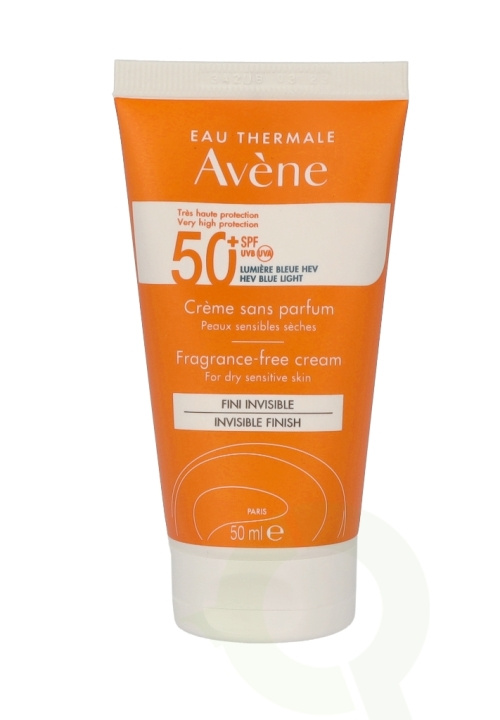 Avene High Protection Unscented Cream SPF50+ 50 ml For Dry Sensitive Skin in de groep BEAUTY & HEALTH / Huidsverzorging / Zonnebank / Zonnebescherming bij TP E-commerce Nordic AB (C49311)