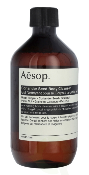 AESOP Coriander Seed Body Cleanser 500 ml in de groep BEAUTY & HEALTH / Huidsverzorging / Lichaamsverzorging / Bad- en douchegels bij TP E-commerce Nordic AB (C49326)