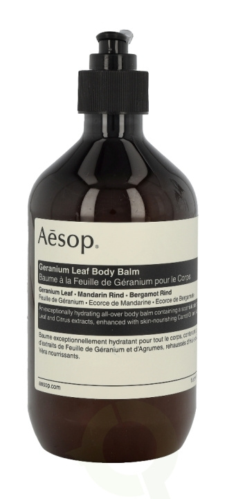 AESOP Geranium Leaf Body Balm 500 ml in de groep BEAUTY & HEALTH / Huidsverzorging / Lichaamsverzorging / Body lotion bij TP E-commerce Nordic AB (C49331)