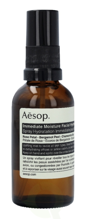 AESOP Immediate Moisture Facial Hydrosol 50 ml in de groep BEAUTY & HEALTH / Huidsverzorging / Gezicht / Dagcrème bij TP E-commerce Nordic AB (C49336)
