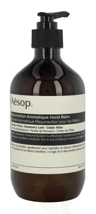 AESOP Resurrection Aromatique Hand Balm 500 ml in de groep BEAUTY & HEALTH / Manicure/pedicure / Handcrèmes bij TP E-commerce Nordic AB (C49346)