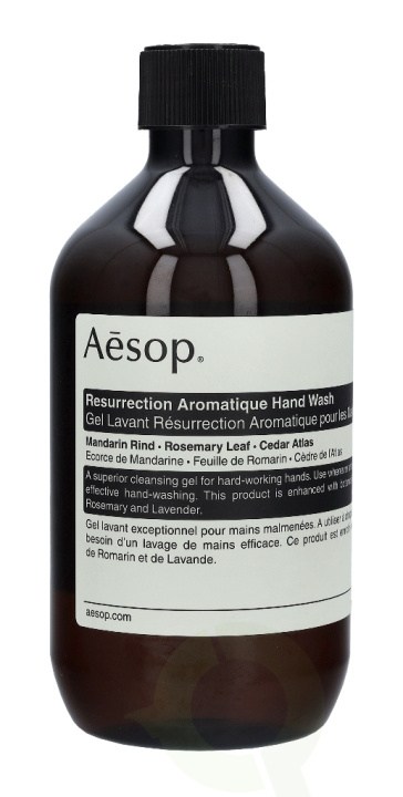 AESOP Resurrection Aromatique Hand Wash 500 ml With Screw Cap in de groep BEAUTY & HEALTH / Huidsverzorging / Lichaamsverzorging / Bad- en douchegels bij TP E-commerce Nordic AB (C49347)