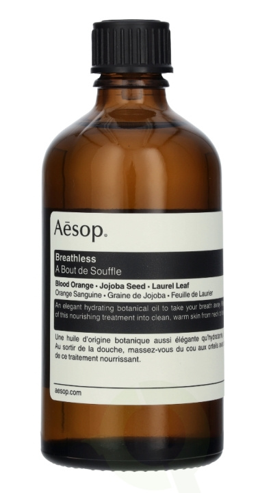 AESOP Breathless Botanical Massage Oil 100 ml in de groep BEAUTY & HEALTH / Huidsverzorging / Lichaamsverzorging / Body lotion bij TP E-commerce Nordic AB (C49372)