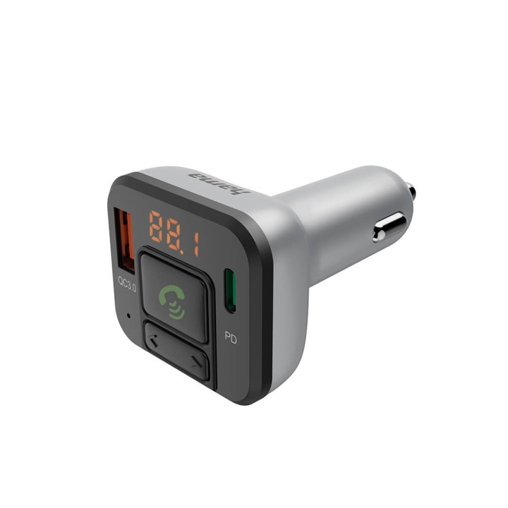 Hama FM-sändare Bluetooth Handsfree USB-C PD/QC in de groep AUTO / Autoaudio & Multimedia / FM-zender bij TP E-commerce Nordic AB (C49408)