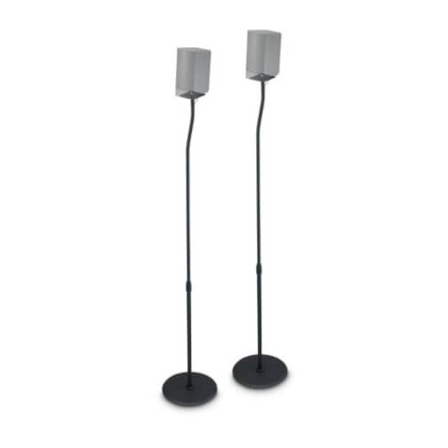 Hama Högtalarstativ Universal 2-pack Svart in de groep HOME ELECTRONICS / Audio & Beeld / Luidsprekers & accessoires / Luidsprekerbevestigingen bij TP E-commerce Nordic AB (C49465)