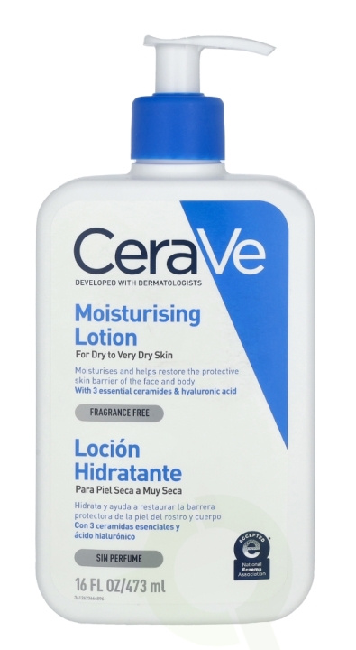 Cerave Moisturising Lotion 473 ml For Dry To Very Dry Skin/Fragrance Free in de groep BEAUTY & HEALTH / Huidsverzorging / Lichaamsverzorging / Body lotion bij TP E-commerce Nordic AB (C49608)