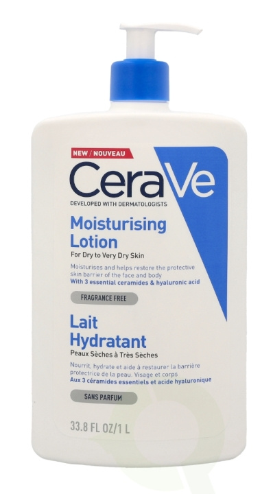 Cerave Moisturising Lotion 1000 ml For Dry To Very Dry Skin in de groep BEAUTY & HEALTH / Huidsverzorging / Lichaamsverzorging / Body lotion bij TP E-commerce Nordic AB (C49610)