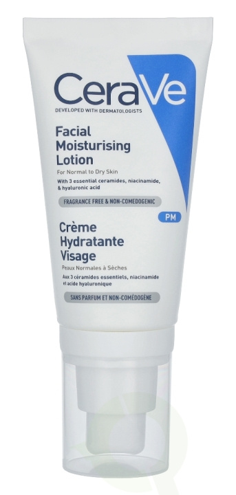 Cerave Facial Moisturising Lotion 52 ml For Normal To Dry Skin in de groep BEAUTY & HEALTH / Huidsverzorging / Gezicht / Gezichtscrèmes bij TP E-commerce Nordic AB (C49623)