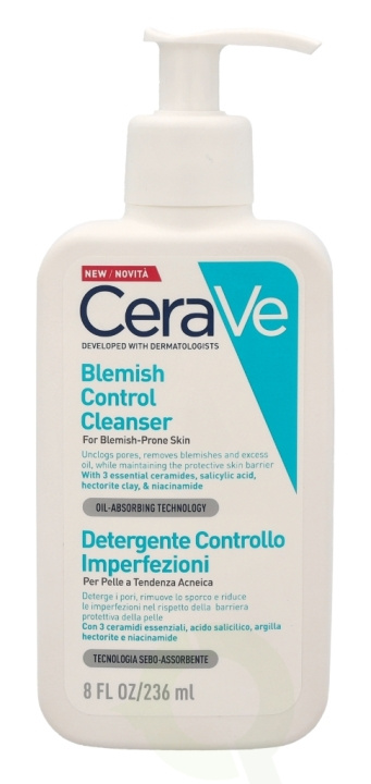Cerave Blemish Control Cleanser 236 ml in de groep BEAUTY & HEALTH / Huidsverzorging / Gezicht / Schoonmaak bij TP E-commerce Nordic AB (C49629)