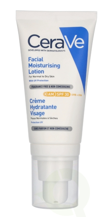 Cerave Moisturizing Face Cream SPF30 52 ml in de groep BEAUTY & HEALTH / Huidsverzorging / Gezicht / Dagcrème bij TP E-commerce Nordic AB (C49632)