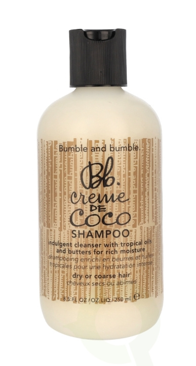 Bumble and Bumble Bumble & Bumble Creme De Coco Shampoo 250 ml Indulgent Cleanser With Tropical Oils And Butters For Rich Moisture in de groep BEAUTY & HEALTH / Haar & Styling / Haarverzorging / Shampoo bij TP E-commerce Nordic AB (C49825)