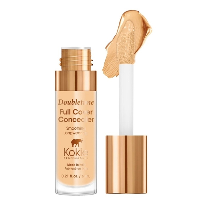 Kokie Cosmetics Kokie Doubletime Full Cover Concealer - 101 Medium Golden in de groep BEAUTY & HEALTH / Makeup / Make-up gezicht / Concealer bij TP E-commerce Nordic AB (C49869)