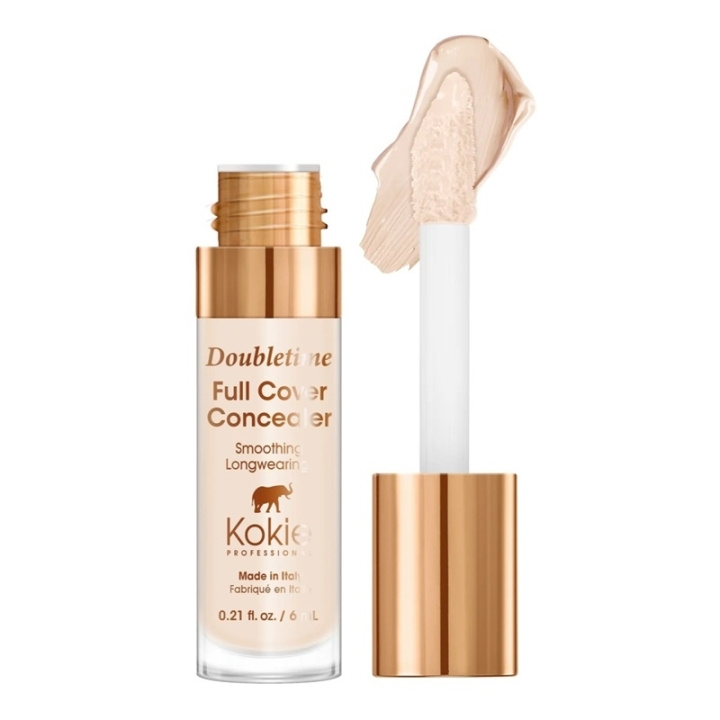 Kokie Cosmetics Kokie Doubletime Full Cover Concealer - 107 Fair Ivory in de groep BEAUTY & HEALTH / Makeup / Make-up gezicht / Concealer bij TP E-commerce Nordic AB (C49873)