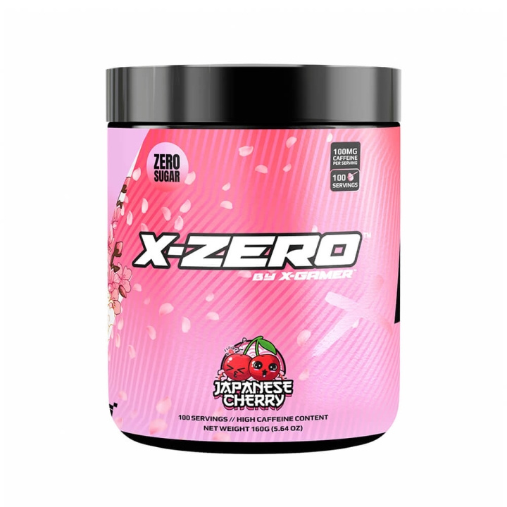 X-GAMER X-Zero 160 gram Japanes Cherry in de groep COMPUTERS & RANDAPPARATUUR / GAMING / Energiedrankjes voor gamers bij TP E-commerce Nordic AB (C49930)