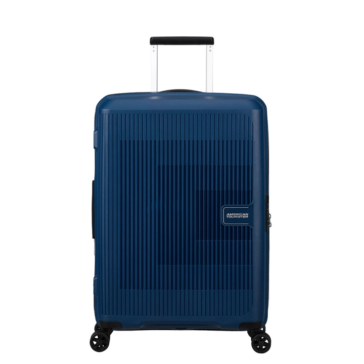 American Tourister Resväska AeroStep Spinner 67 cm Navy Blue in de groep SPORT, VRIJE TIJD & HOBBY / Reisaccessoires / Koffers bij TP E-commerce Nordic AB (C49945)