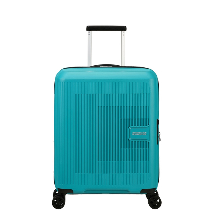 American Tourister Kabinväska AeroStep Spinner 55 cm Turquoise Tonic in de groep SPORT, VRIJE TIJD & HOBBY / Reisaccessoires / Koffers bij TP E-commerce Nordic AB (C49950)