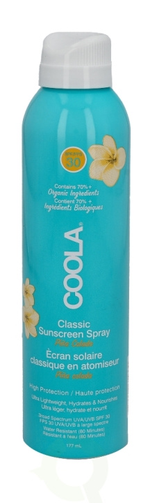Coola Classic Body Sunscreen Spray SPF30 177 ml Pina Colada in de groep BEAUTY & HEALTH / Huidsverzorging / Zonnebank / Zonnebescherming bij TP E-commerce Nordic AB (C49984)